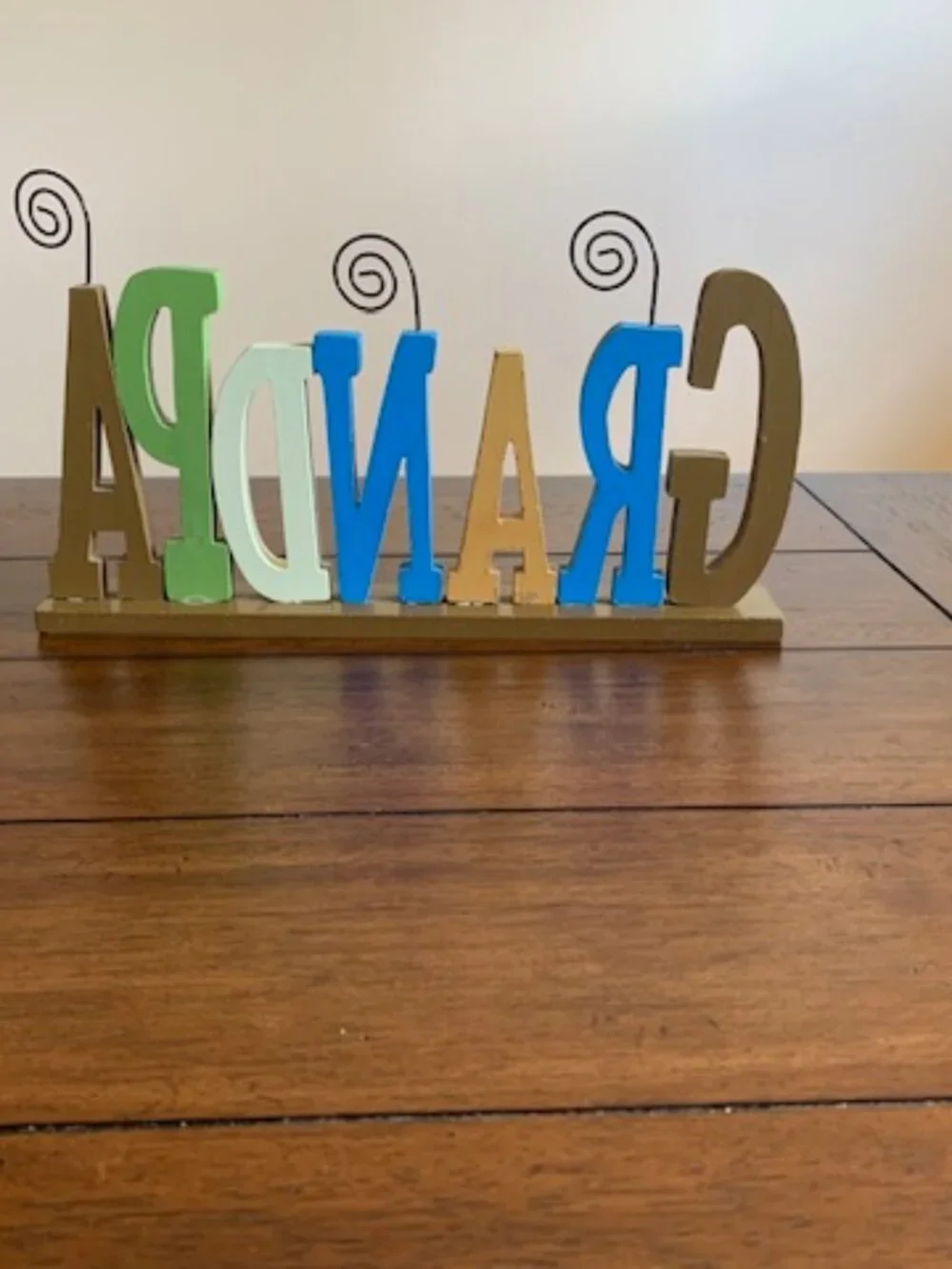 GRANDPA wooden sign